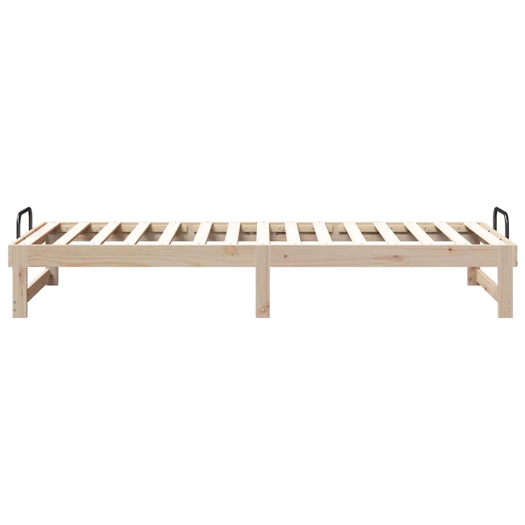 Sengestel Brun 80 x 200 cm Massiv fyrretræ