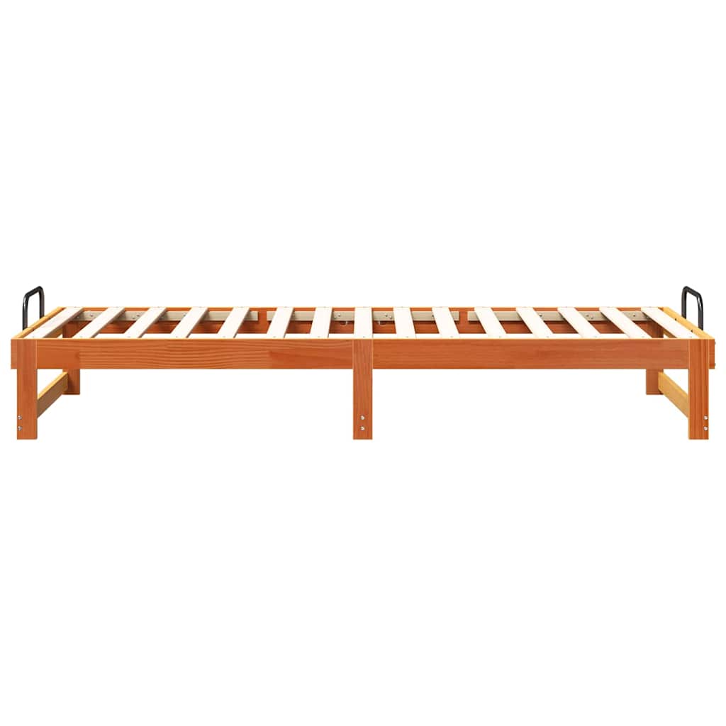 Sengestel Brun 80 x 200 cm Massiv fyrretræ