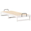 Sengestel Hvid 80 x 210 cm Massiv fyrretræ