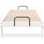 Sengestel Hvid 90 x 210 cm Massiv fyrretræ