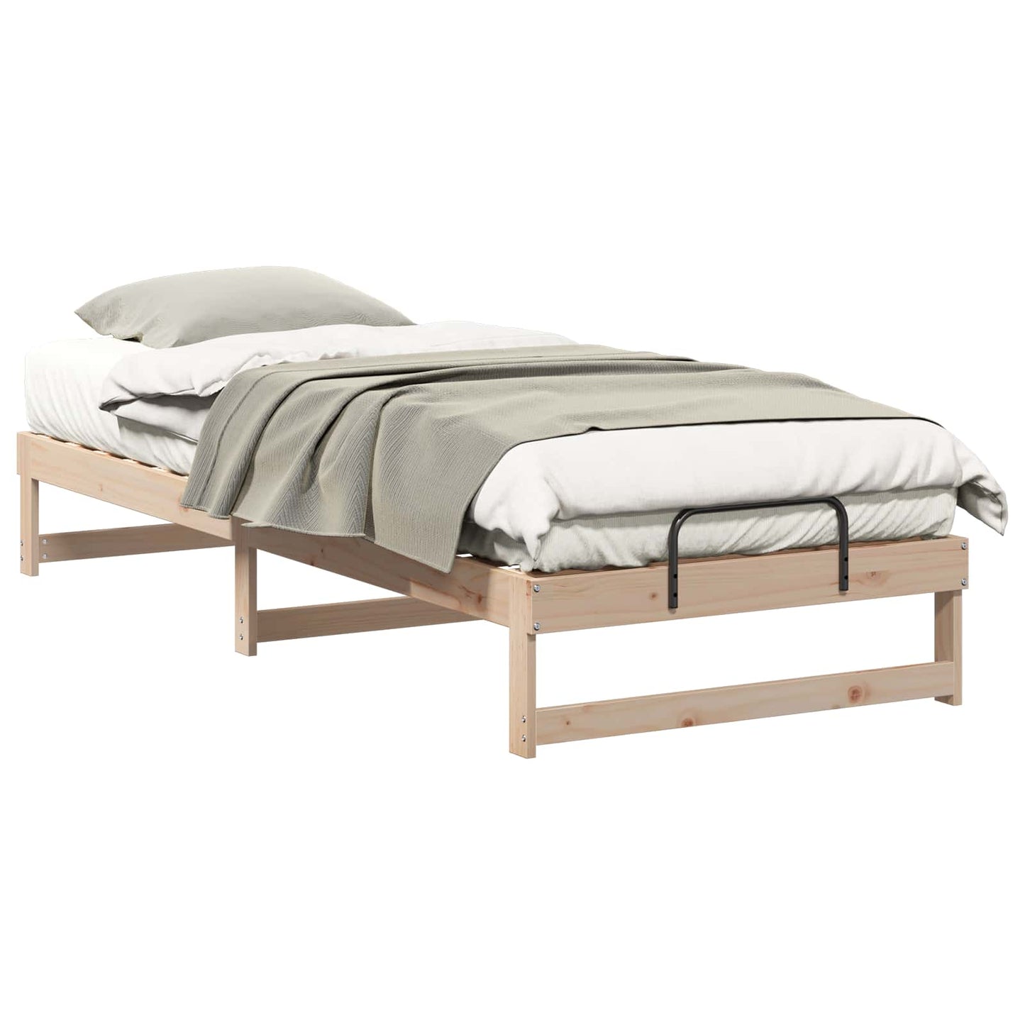 Sengestel Brun 80 x 220 cm Massiv fyrretræ