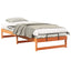 Sengestel Brun 80 x 220 cm Massiv fyrretræ