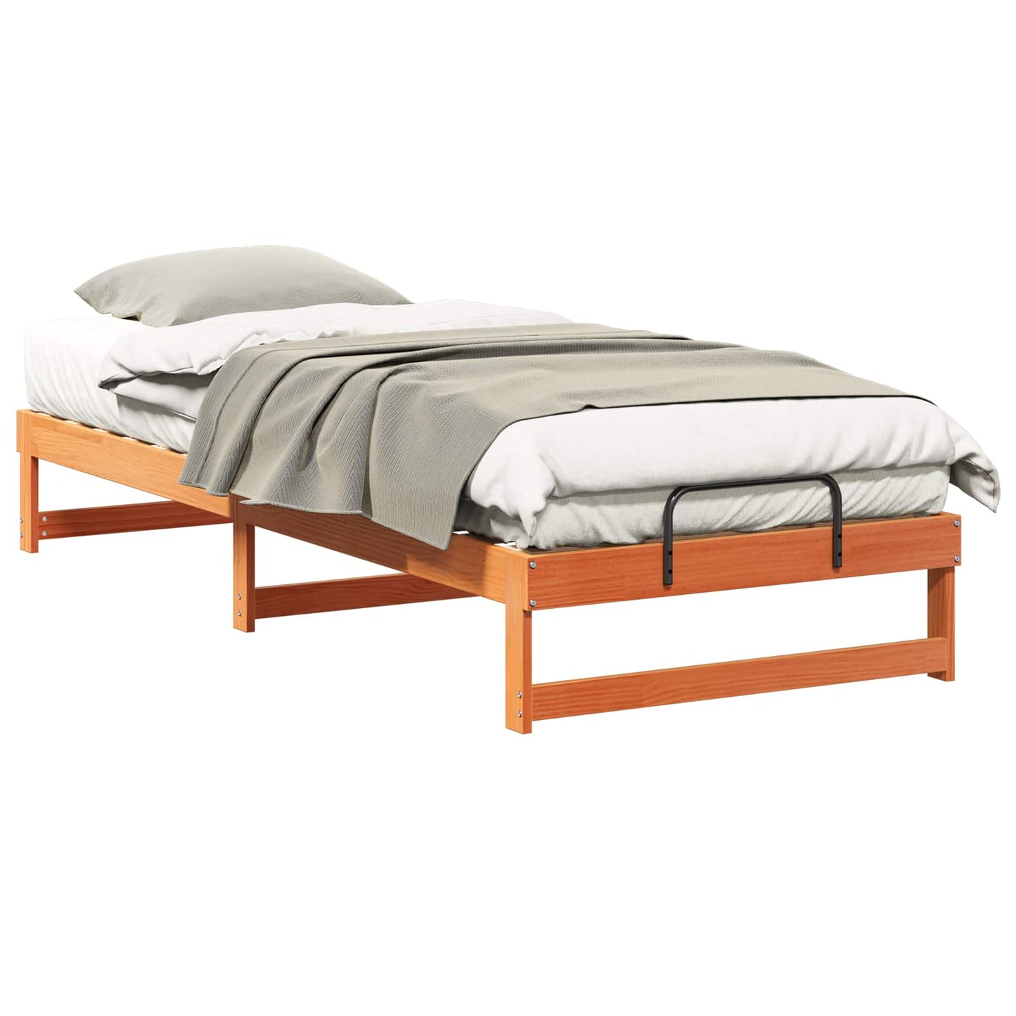 Sengestel Brun 80 x 220 cm Massiv fyrretræ