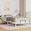 Sengestel Hvid 90 x 220 cm Massiv fyrretræ
