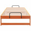 Sengestel Brun 90 x 220 cm Massiv fyrretræ