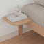 Sengestel med sideborde Naturfarvet 100 x 210 cm