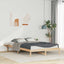 Sengestel med sideborde Naturfarvet 160 x 210 cm