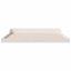 Sengestel Hvid 200 x 200 cm Massiv fyrretræ