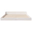 Sengestel Hvid 135 x 190 cm Massiv fyrretræ