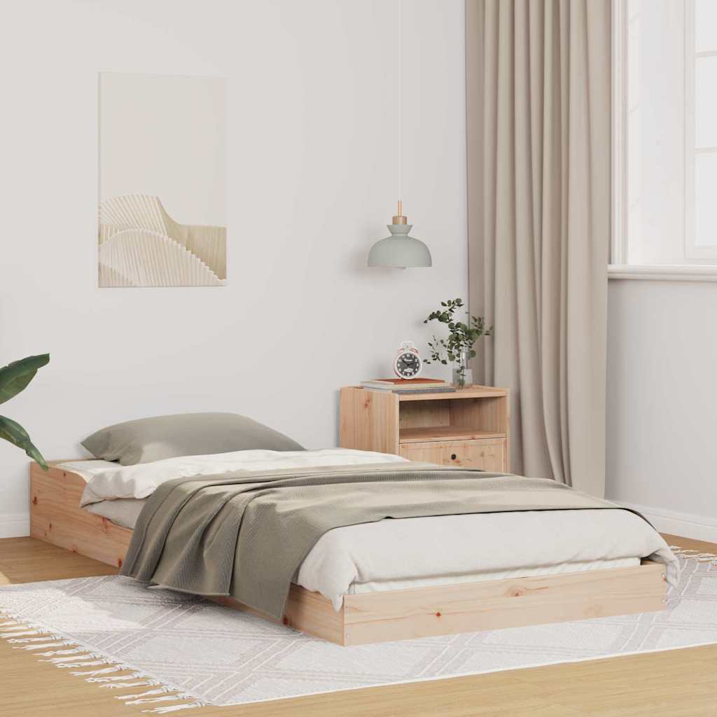Sengestel Naturfarvet 80 x 200 cm Massiv fyrretræ