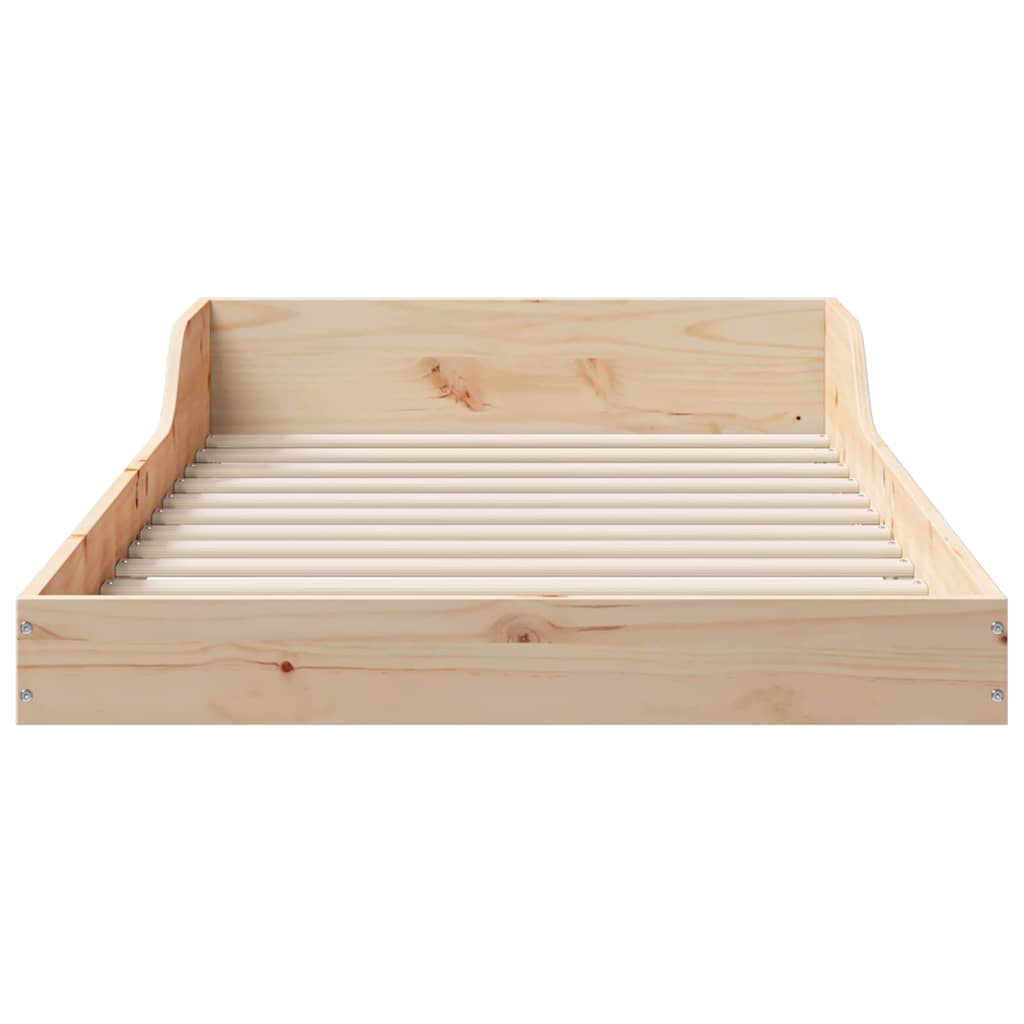 Sengestel Naturfarvet 80 x 200 cm Massiv fyrretræ