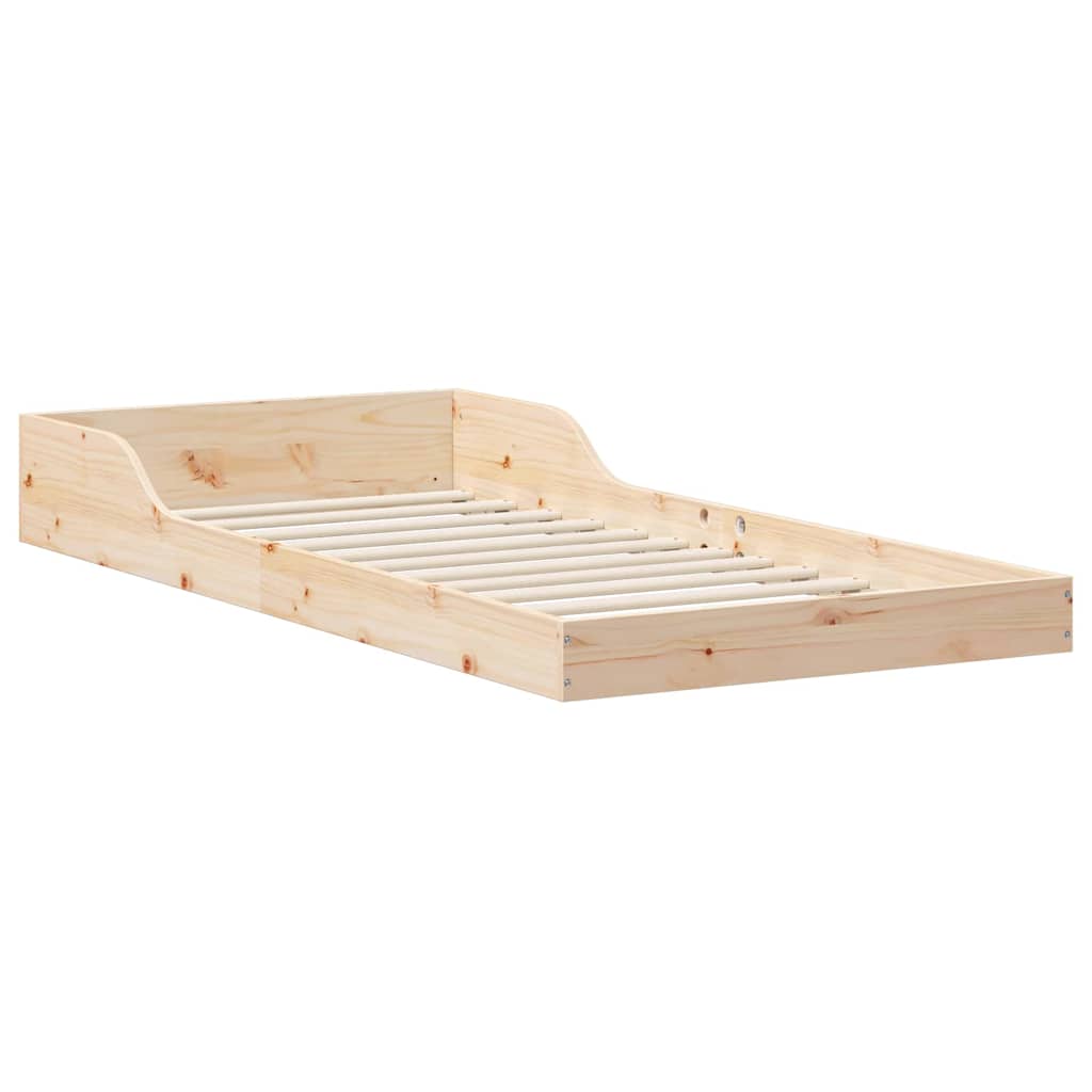 Sengestel Naturfarvet 80 x 210 cm Massiv fyrretræ