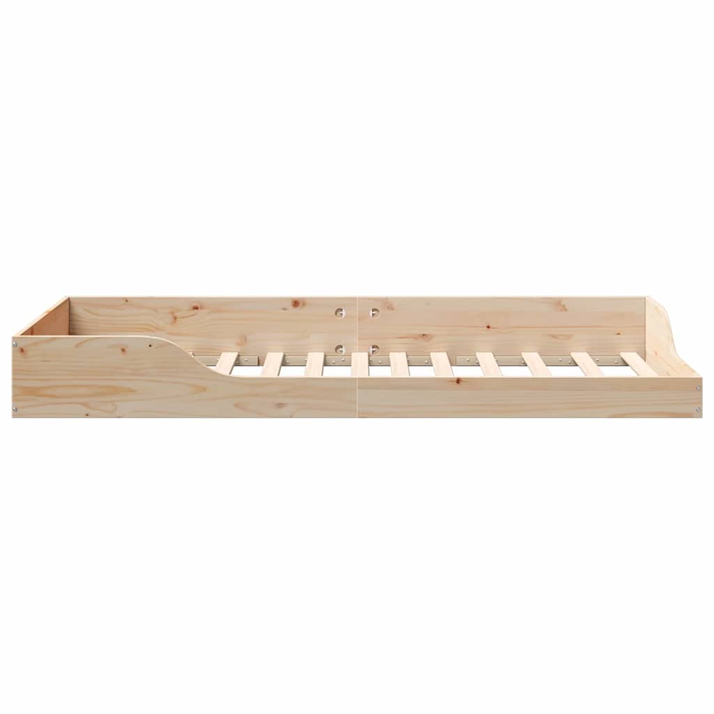 Sengestel Brun 80 x 200 cm Massiv fyrretræ