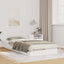 Sengestel Hvid 80 x 210 cm Massiv fyrretræ
