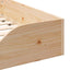 Sengestel Brun 90 x 210 cm Massiv fyrretræ