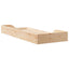 Sengestel Brun 80 x 220 cm Massiv fyrretræ