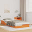 Sengestel Voks brun 80 x 220 cm Massiv fyrretræ