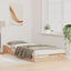 Sengestel Brun 90 x 220 cm Massiv fyrretræ
