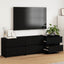 TV Enheder 180 x 34 x 50 cm Sort eg Konstrueret træ