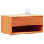 Sengebord Voks brun 50 x 32,5 x 24 cm Massivt fyrretræ