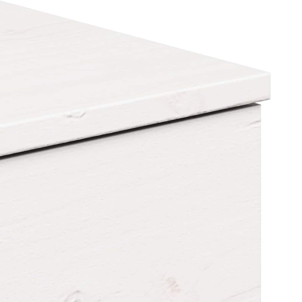 Sengebord 2 pcs Hvid 37 x 35 x 18,5 cm Massivt fyrretræ