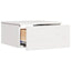 Sengebord 2 pcs Hvid 37 x 35 x 18,5 cm Massivt fyrretræ