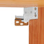 Sengebord Voks brun 37 x 35 x 18,5 cm Massivt fyrretræ