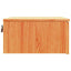 Sengebord Voks brun 37 x 35 x 18,5 cm Massivt fyrretræ