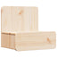 Sengebord 2 pcs Brun 44 x 32,5 x 40 cm Massivt fyrretræ