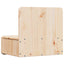 Sengebord 2 pcs Brun 44 x 32,5 x 40 cm Massivt fyrretræ