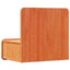 Sengebord 2 pcs Voks brun 44 x 32,5 x 40 cm Massivt fyrretræ