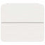 Sengebord 2 pcs Hvid 39 x 34 x 33 cm Massivt fyrretræ