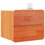 Sengebord 2 pcs Brun 39 x 34 x 33 cm Massivt fyrretræ