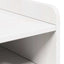 Sengebord 2 stk. Hvid 38 x 36 x 29,5 cm Massivt fyrretræ