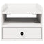 Sengebord 2 stk. Hvid 38 x 36 x 29,5 cm Massivt fyrretræ