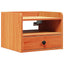 Sengebord Voks brun 38 x 36 x 29,5 cm Massivt fyrretræ