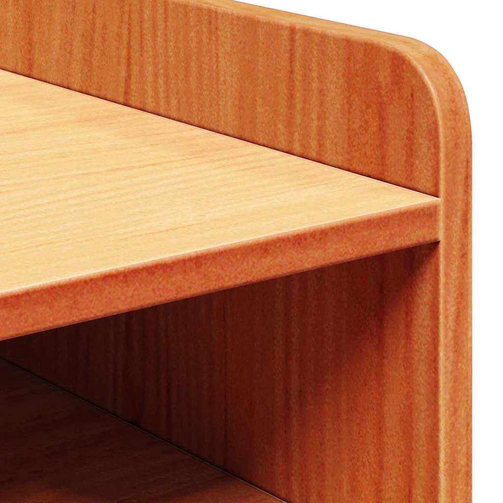Sengebord 2 pcs Voks brun 38 x 36 x 29,5 cm Massivt fyrretræ