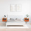 Sengebord 2 pcs Voks brun 38 x 36 x 29,5 cm Massivt fyrretræ