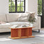 Sofabord Voks brun 80 x 39,5 x 33,5 cm Massivt fyrretræ