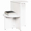Sofabord Hvid 50 x 40 x 50 cm Massivt fyrretræ
