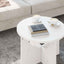 Sofabord Hvid 50 x 50 x 35 cm Massivt fyrretræ