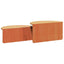 Sofabord 2 pcs Voks brun Massivt fyrretræ