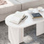 Sofabord Hvid 80 x 39,5 x 35 cm Massivt fyrretræ