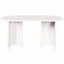 Sofabord Hvid 80 x 39,5 x 35 cm Massivt fyrretræ