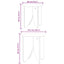 Sofabord 2 pcs Hvid