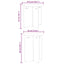 Sofabord 2 pcs Hvid