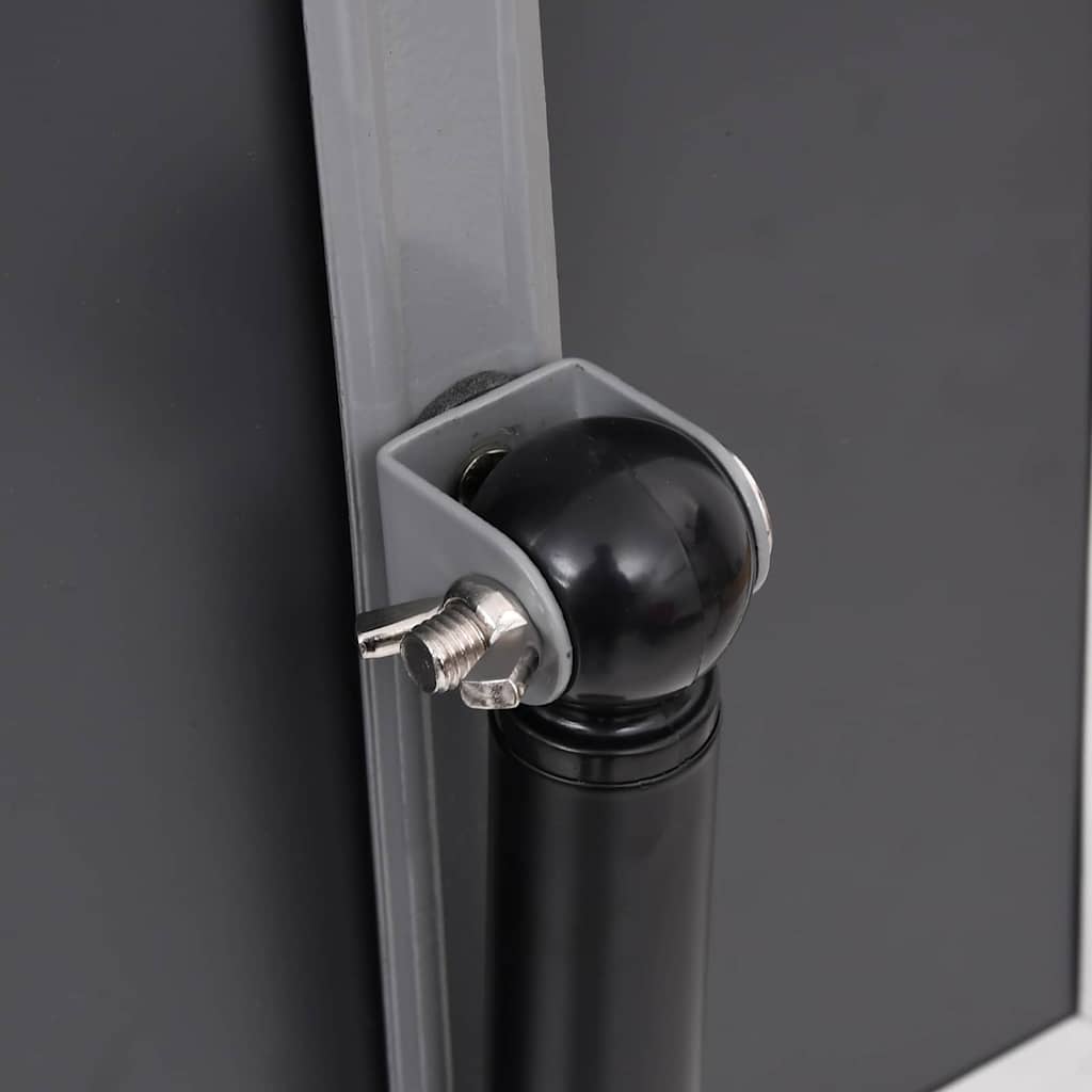 Plakat Stande 2 pcs Sort 45 x 32,7 x 108 cm Aluminium