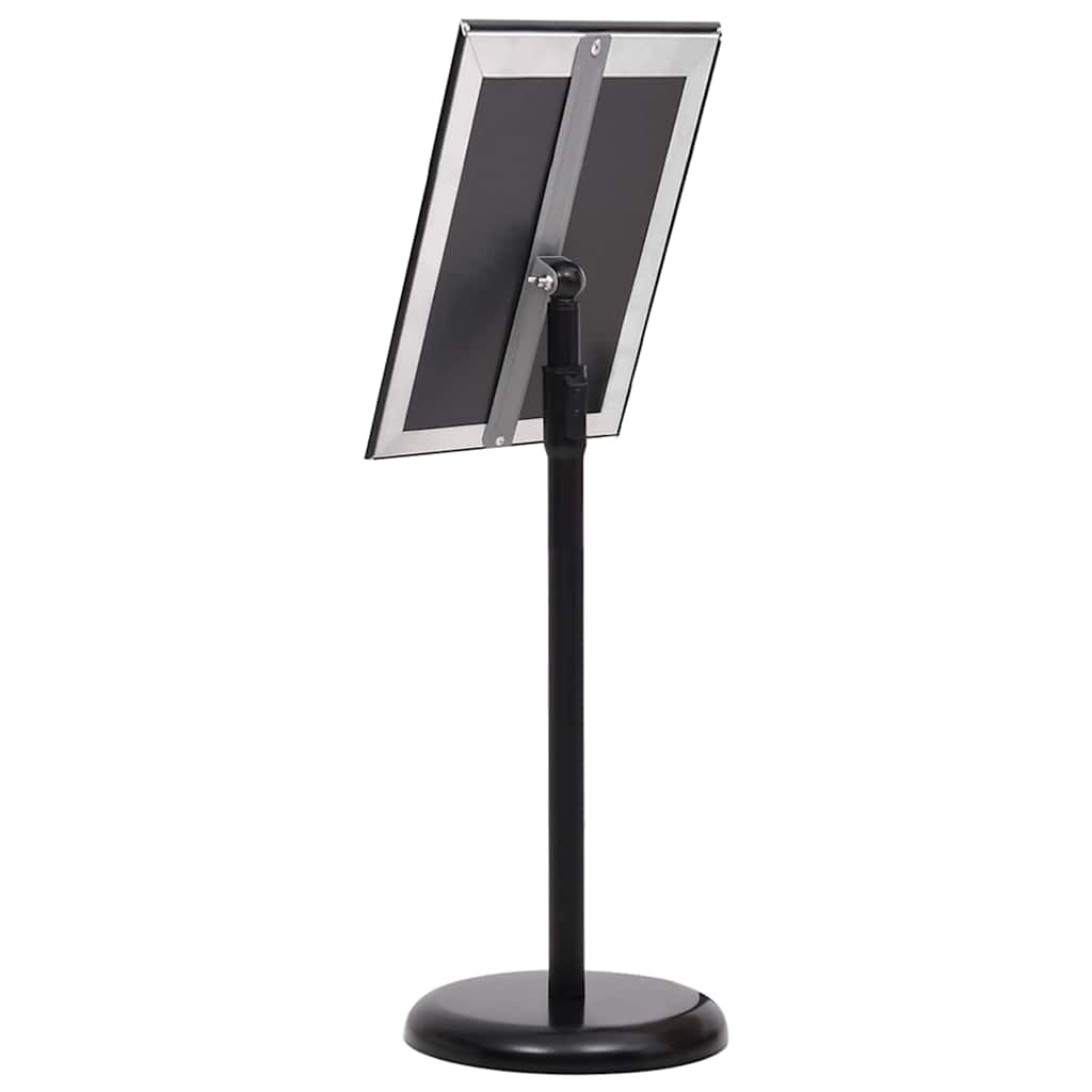 Plakat Stande 2 pcs Sort 45 x 32,7 x 108 cm Aluminium