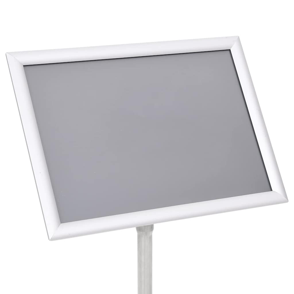 Plakat Stande 2 pcs Sølv 45 x 32,7 x 108 cm Aluminium