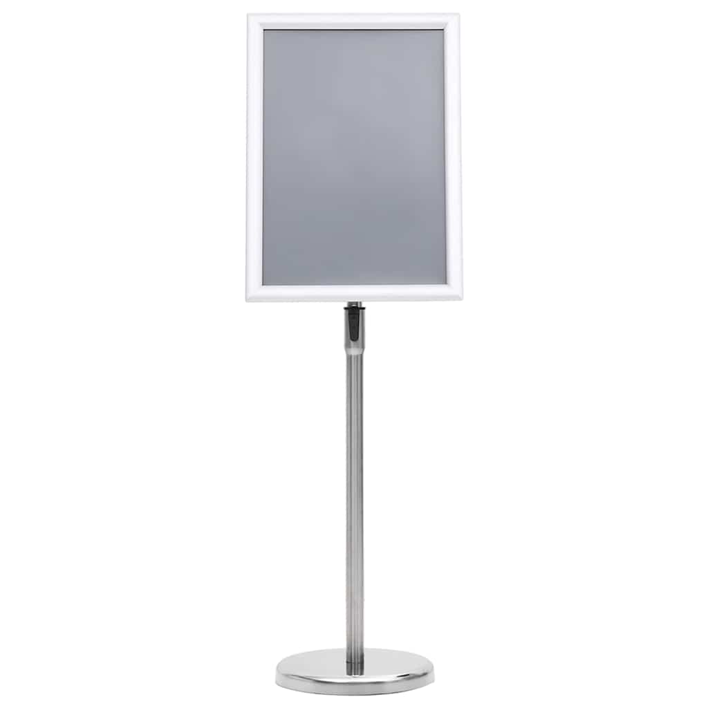 Plakat Stande 2 pcs Sølv 45 x 32,7 x 108 cm Aluminium